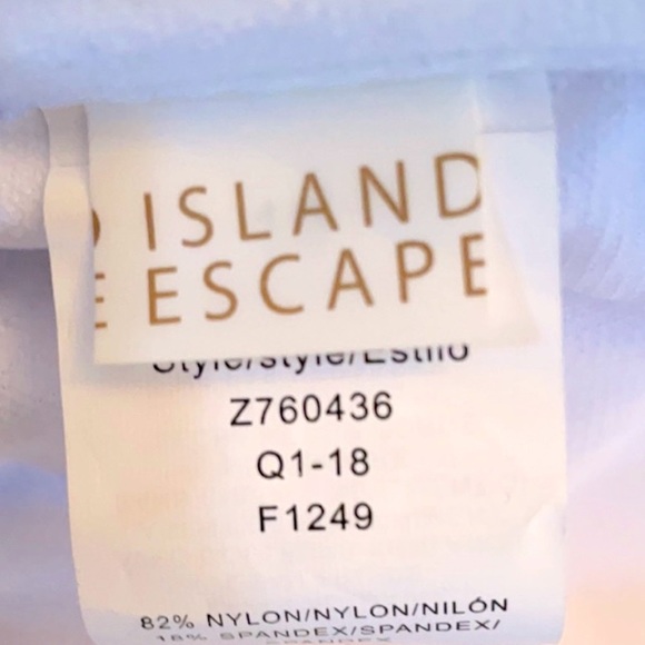 ISLAND ESCAPE➕NEW Bora Bora Keyhole Tankini - Picture 6 of 7